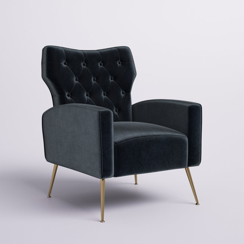 Etta Avenue™ Groombridge Upholstered Wingback Chair & Reviews | Wayfair